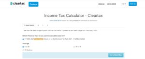 Calculate Income Tax 2020-21