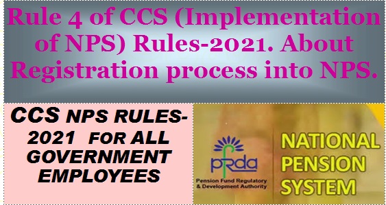 Rule 4 About Registration process into NPS.