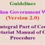 Guidelines for Indian Government websites and Email policy.
