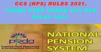 forms used under ccs nps rules 2021